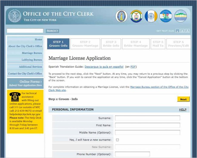 Featured Post Image - NY Licenses Unready for Gay Marriage: “You’re Making Me the Bride?”